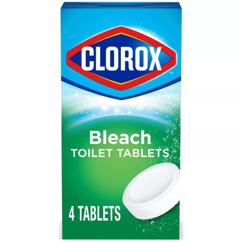 Clorox Ultra Clean Toilet Tablets Bleach 4 Pack, 3.5oz